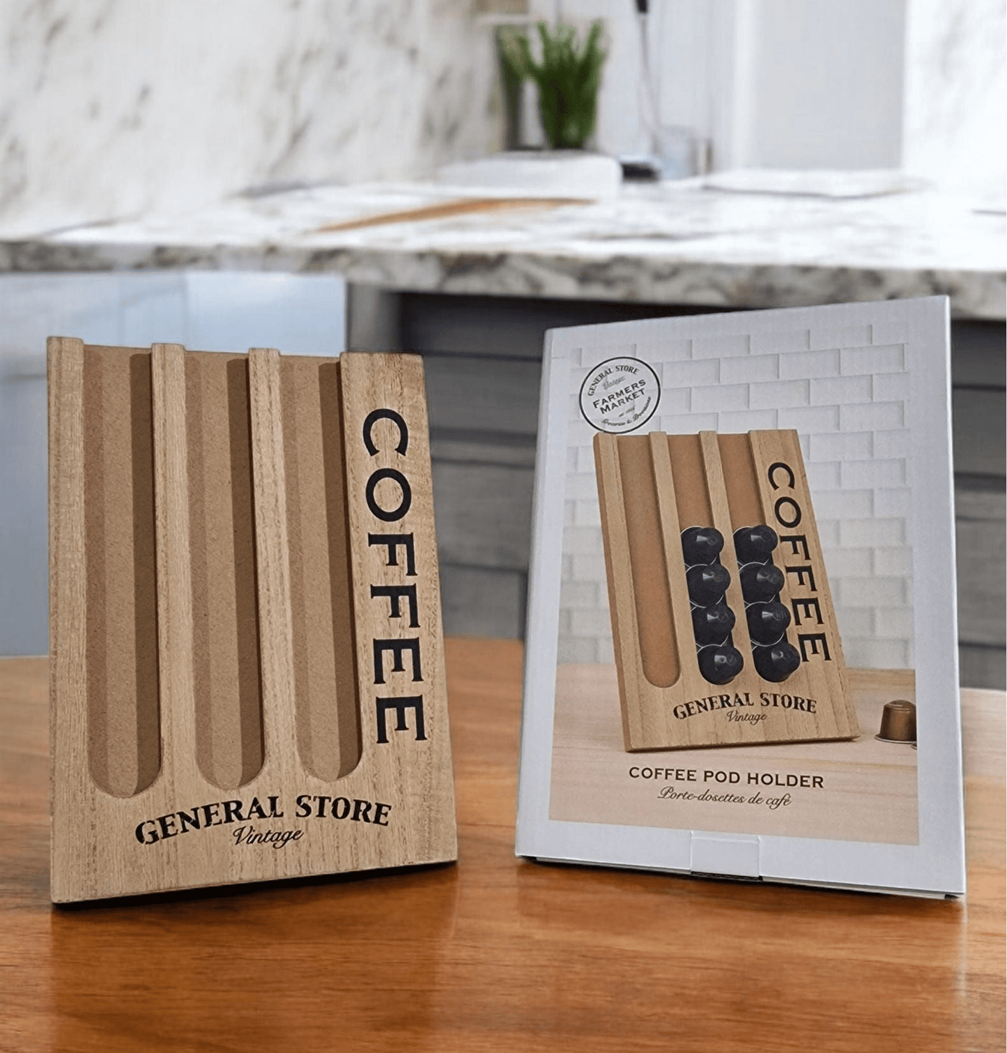 Wooden Coffee Pod Holder
