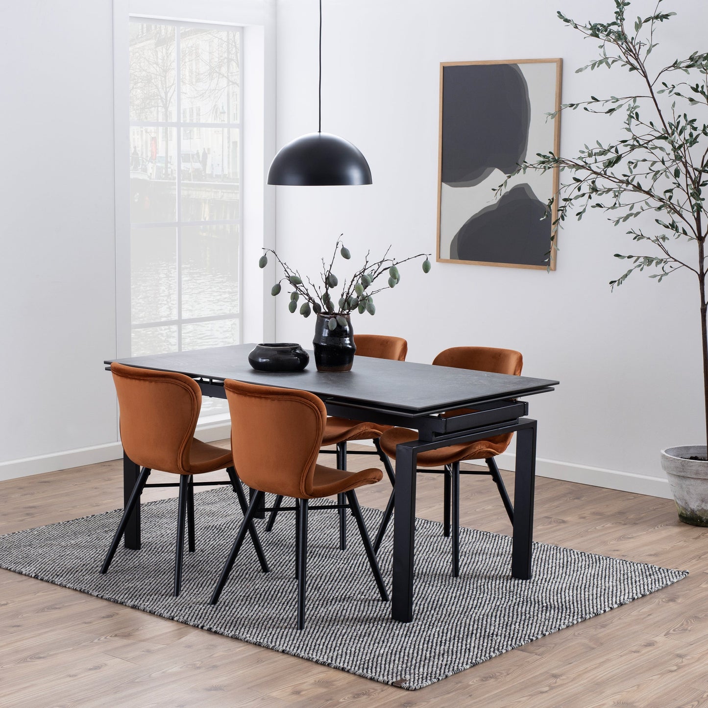Modern set of 2 soft copper dining office chairs featuring a sleek design with soft copper upholstery, offering both style and comfort, perfect for enhancing any dining room, office, or contemporary space