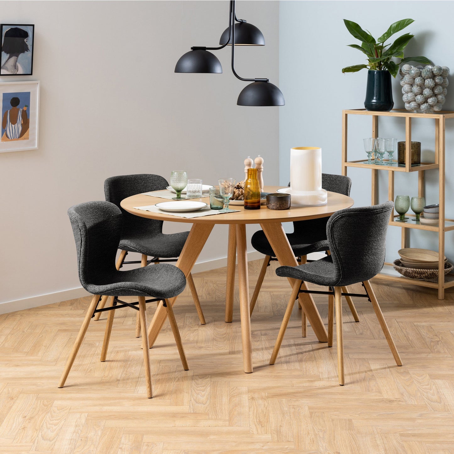 Stylish set of 2 soft grey dining office chairs with a comfortable upholstered design, perfect for adding a modern and sophisticated touch to any dining room, office, or contemporary workspace