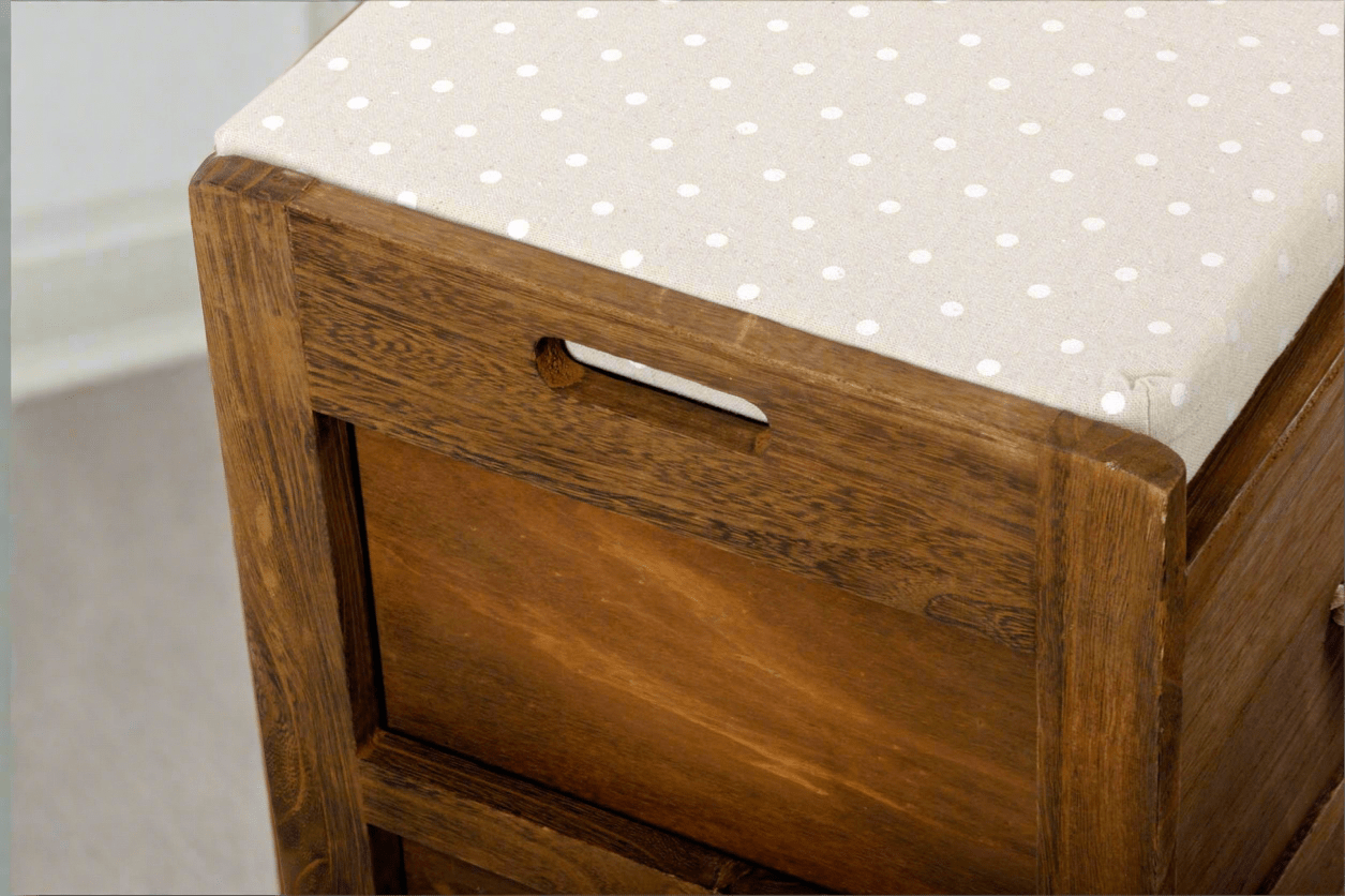 Wooden 4 Drawer Storage Bench - Lindo Living