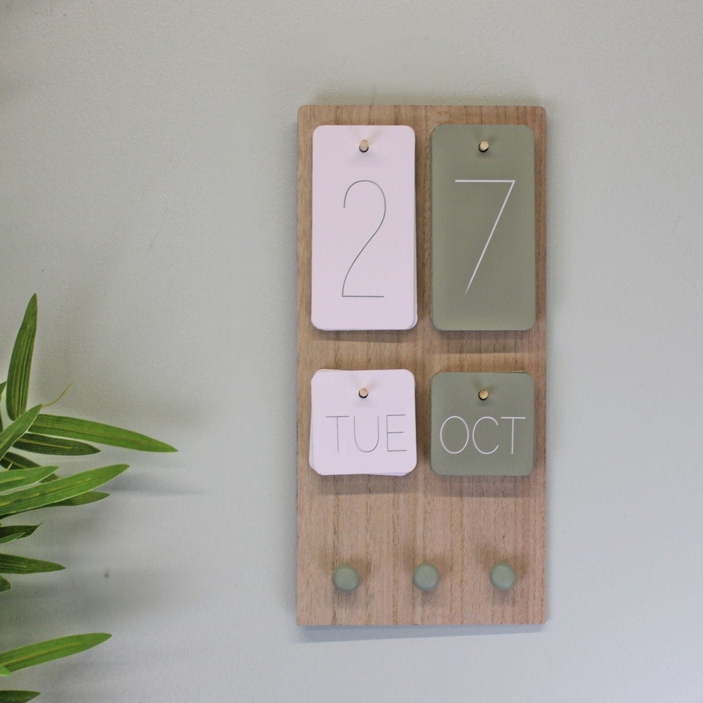 Sage Wall Hanging Calendar