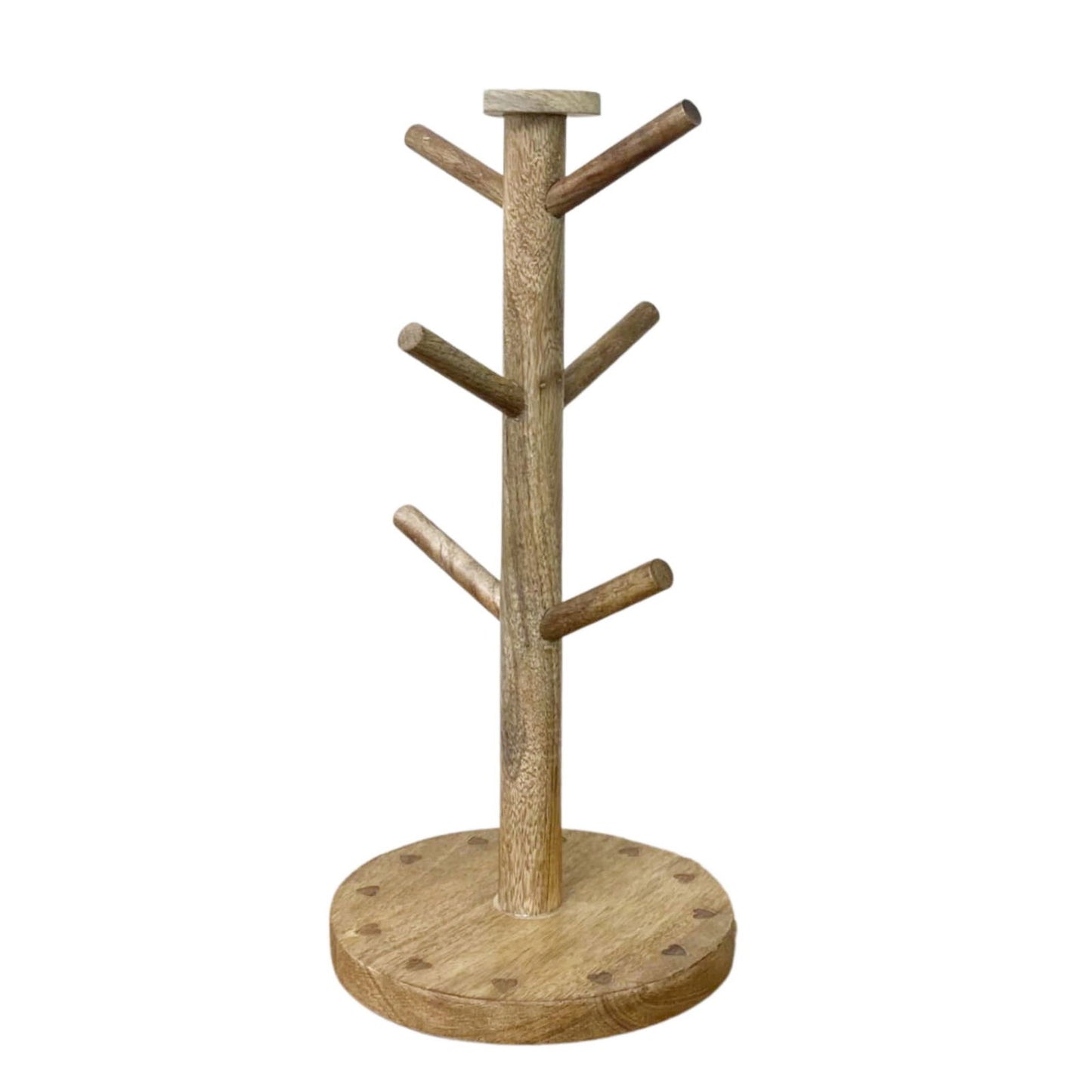 Embedded Heart Mug Tree Holder