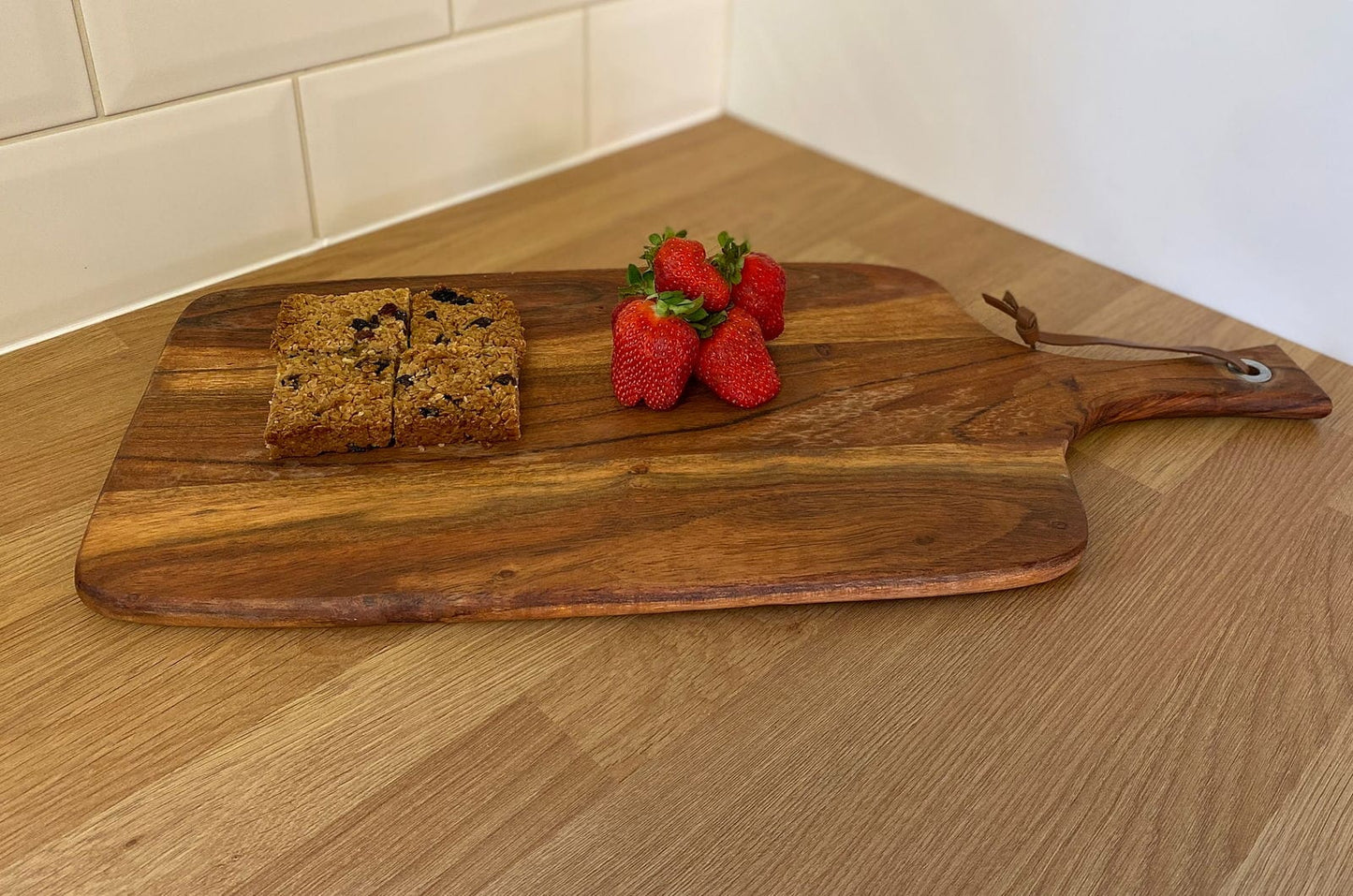 Natural Wooden Chopping Board Large 55cm