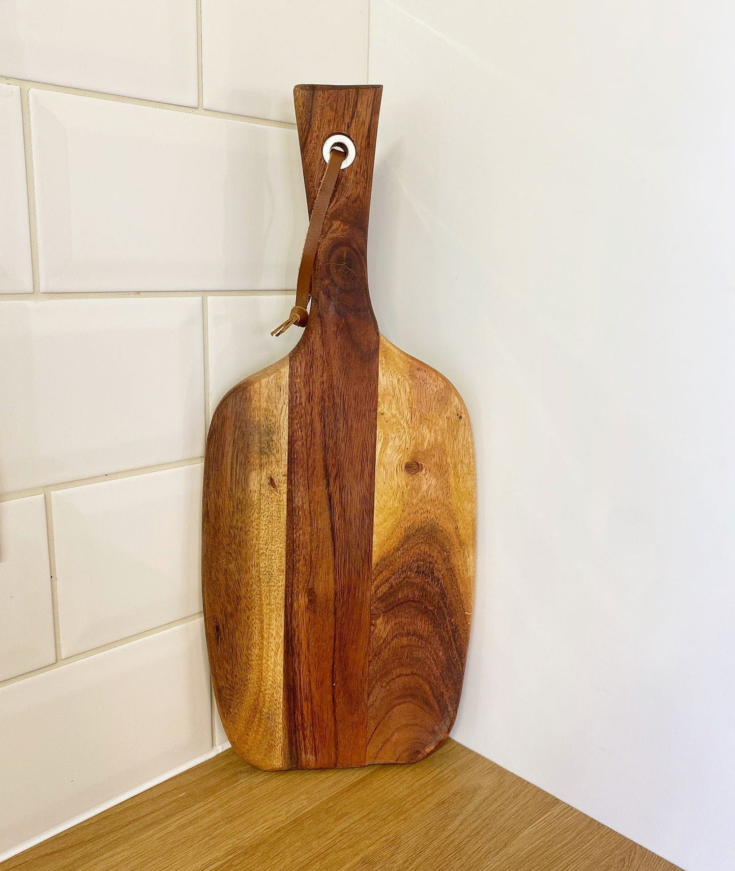 Natural Wooden Chopping Board Small 43cm