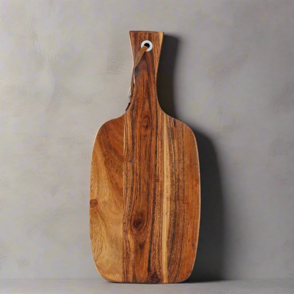 Natural Wooden Chopping Board Small 43cm