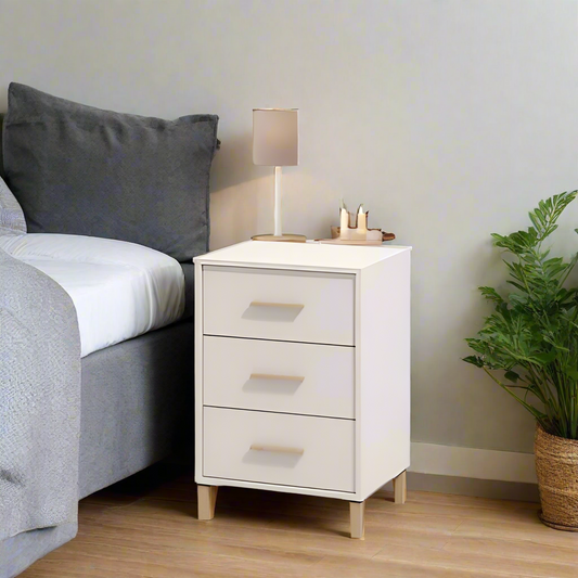 Cashmere White Side Table