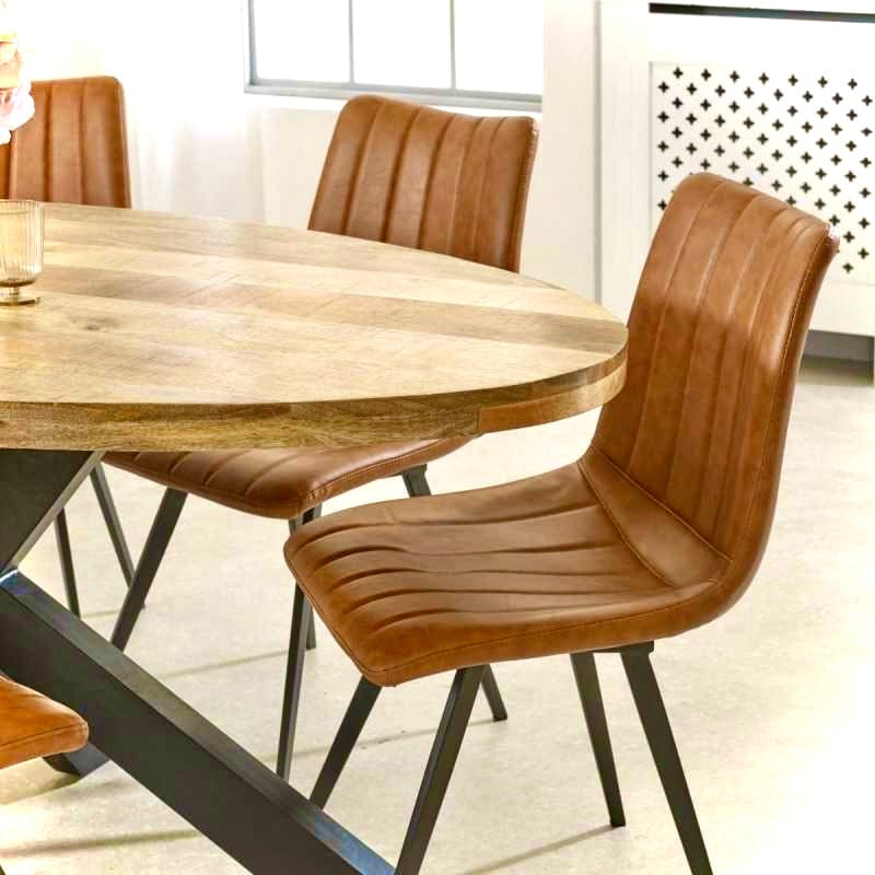 Oak Oval Dining Room Table