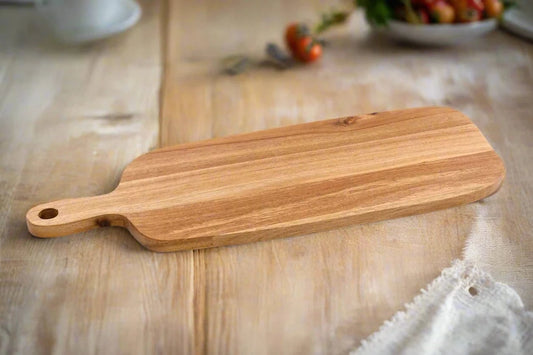 Natural Wood Serving Board, 45cm