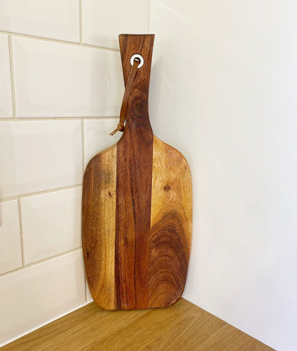 Natural Wooden Chopping Board Small 43cm