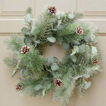 Eucalyptus and Pinecone Wreath Medium - Lindo Living
